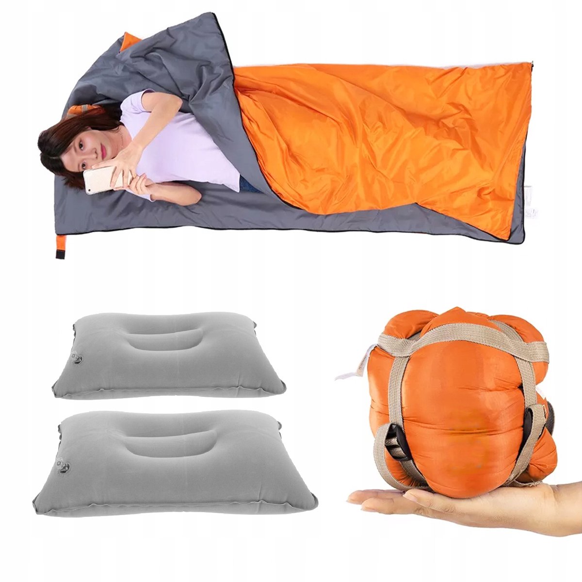 Luxe Kampeer Slaapzak - Warm, Lichtgewicht & Comfortabel met Capuchon