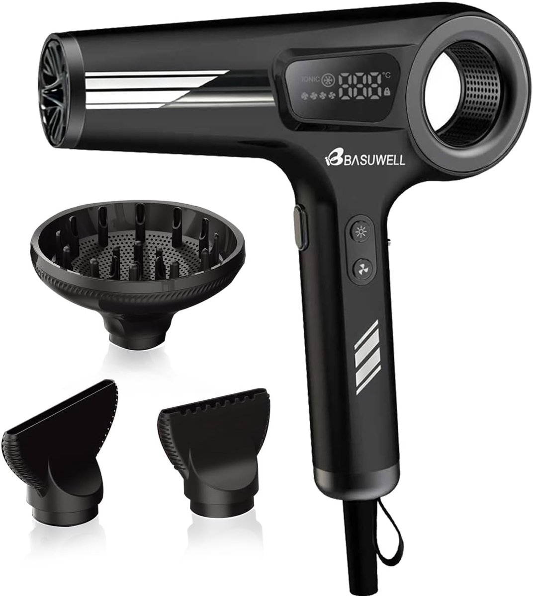 Ionen haardroger 110.000 tpm - borstelloze motor - sneldrogend - lichtgewicht en stil - ShopVlot