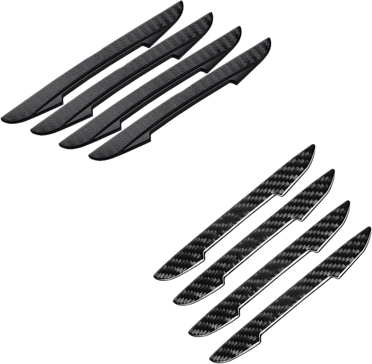 Beschermstrips voor deuren en handgrepen - carbonlook - zelfklevend - krasbestendige bescherming - ShopVlot