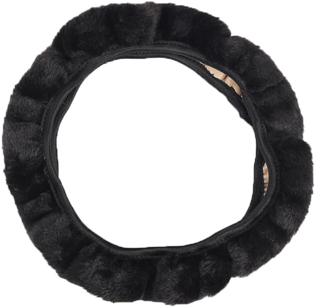 Stuurwielhoes 38 cm - Pluche materiaal - Niet-slip en warm - Perfect voor de winter - SnelShoppen
