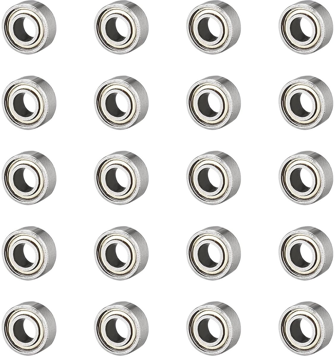 Mini kogellagers 3mm x 7mm - RVS dubbele afdichting - Voor mechanische draaionderdelen - SnelShoppen