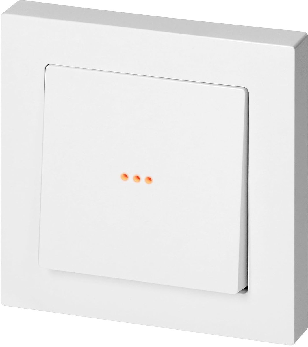 Wisselschakelaar inbouw 10A 250V - glanzend wit - met achtergrondverlichting - bediening vanaf twee locaties - SnelShoppen