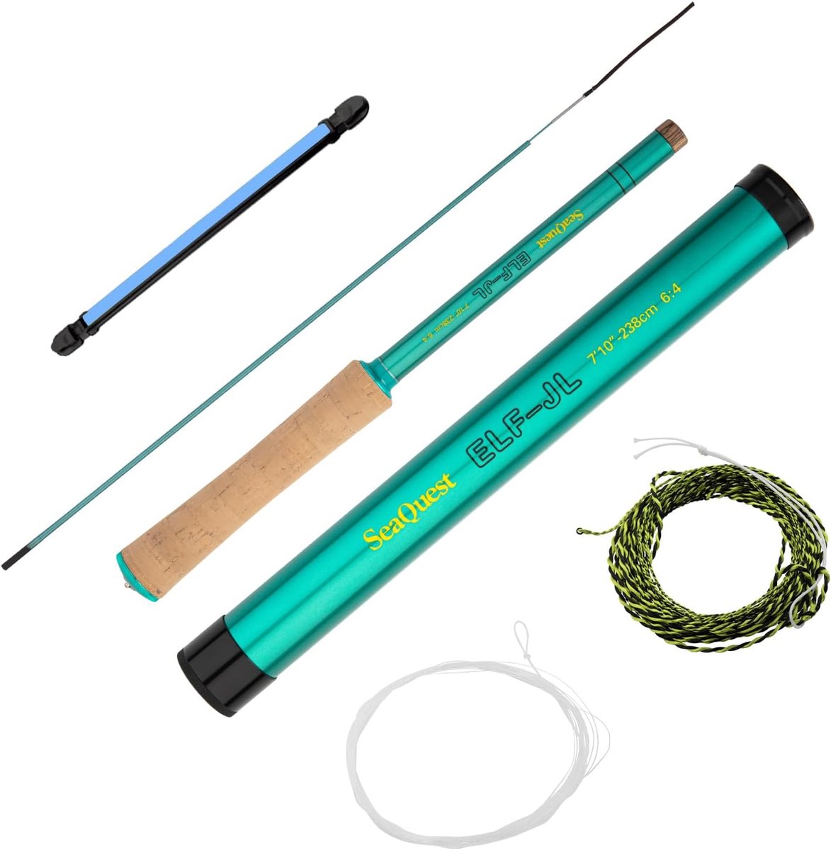 Tenkara Visstok 238cm - Compact en Draagbaar - Inclusief Benodigdheden - Direct Beginnen met Vissen - ShopVlot