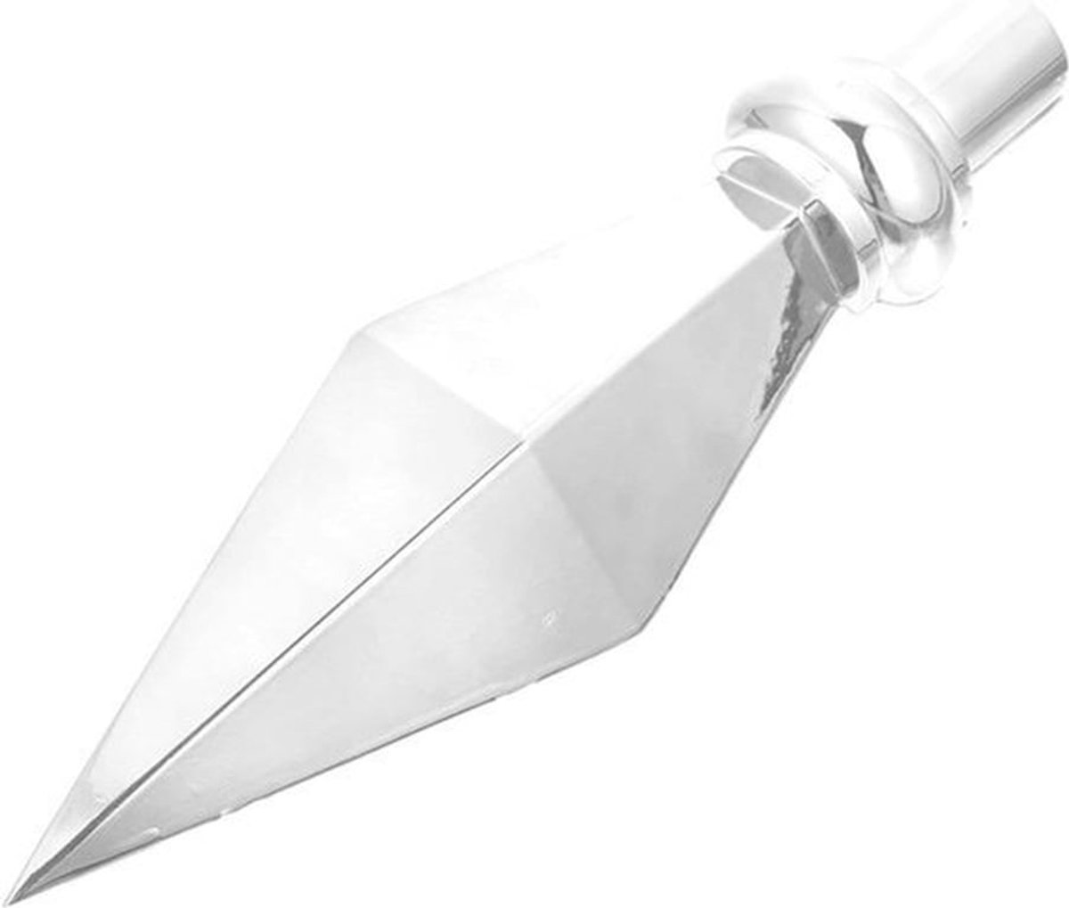 Vlaggenpaal Topper - Aluminiumlegering Kruisknop voor Vlaggenmast - Zilver 29 x 8 cm
