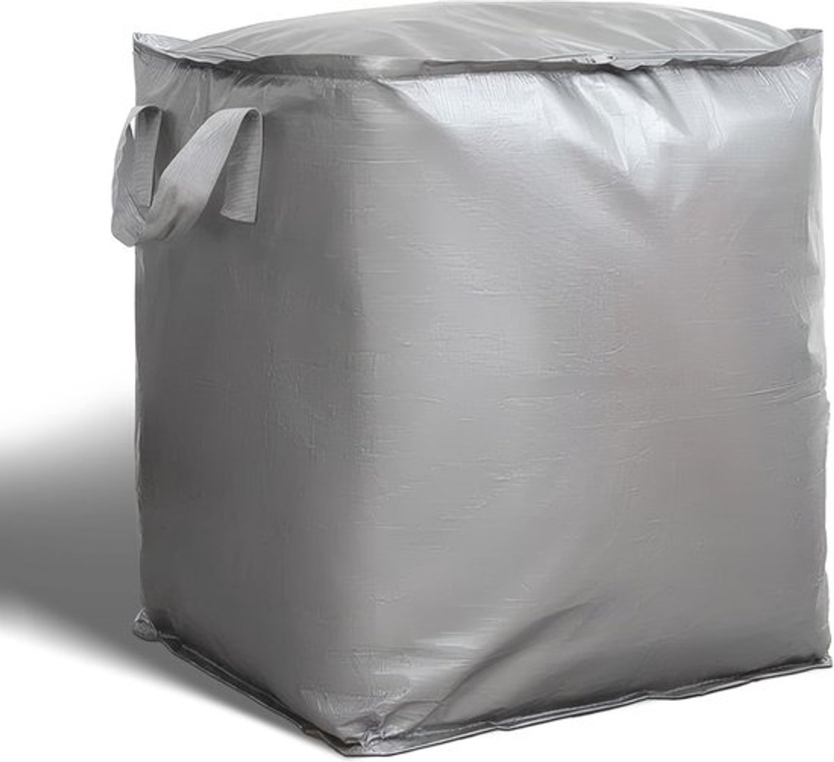 Opvouwbare wasmand - Grote wasmand - Grote opbergtas - Grote draagtas - Reistas - Opbergtas, Verhuisdoos, Kledingopbergtas, Verhuistas - Zilver