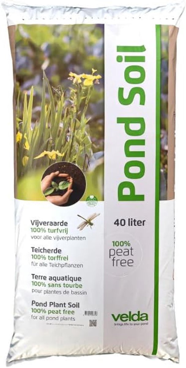Vijverplantencompost 40L - Veenvrij - Duurzaam - Ideaal voor waterlelies - ShopVlot