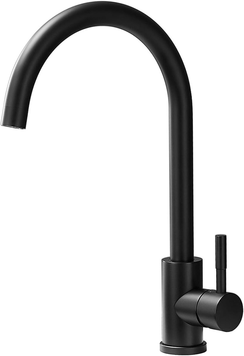 Keukenkraan met één hendel - 360° rotatie - hoogdruk roestvrij staal - ideaal voor dagelijks gebruik - ShopVlot