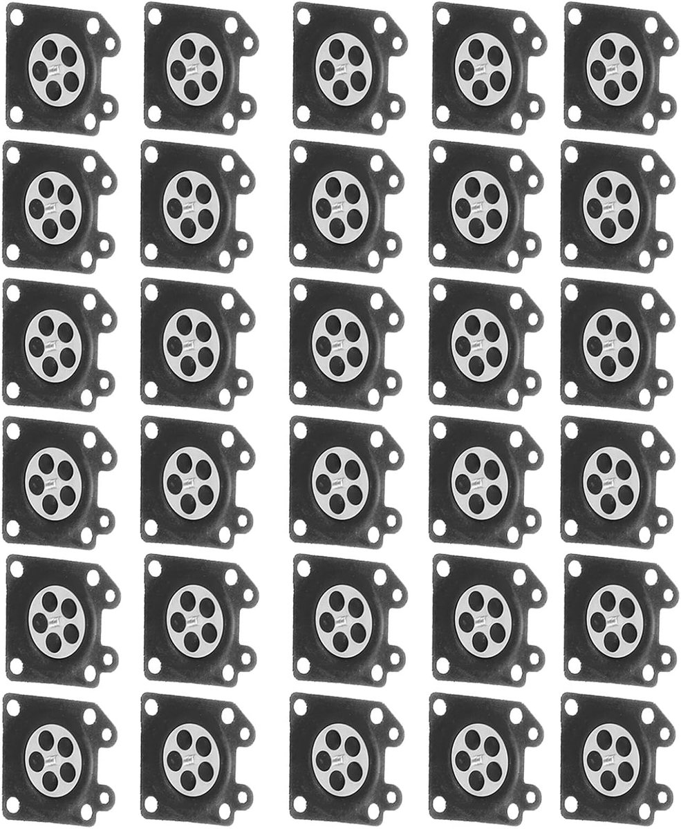 30 Stuks Metering Membraan, Rubber Carburateur Membraan Spacer voor ZAMA 2500 3800 4500 5200 5800 Kettingzaag Reparatie Onderdelen