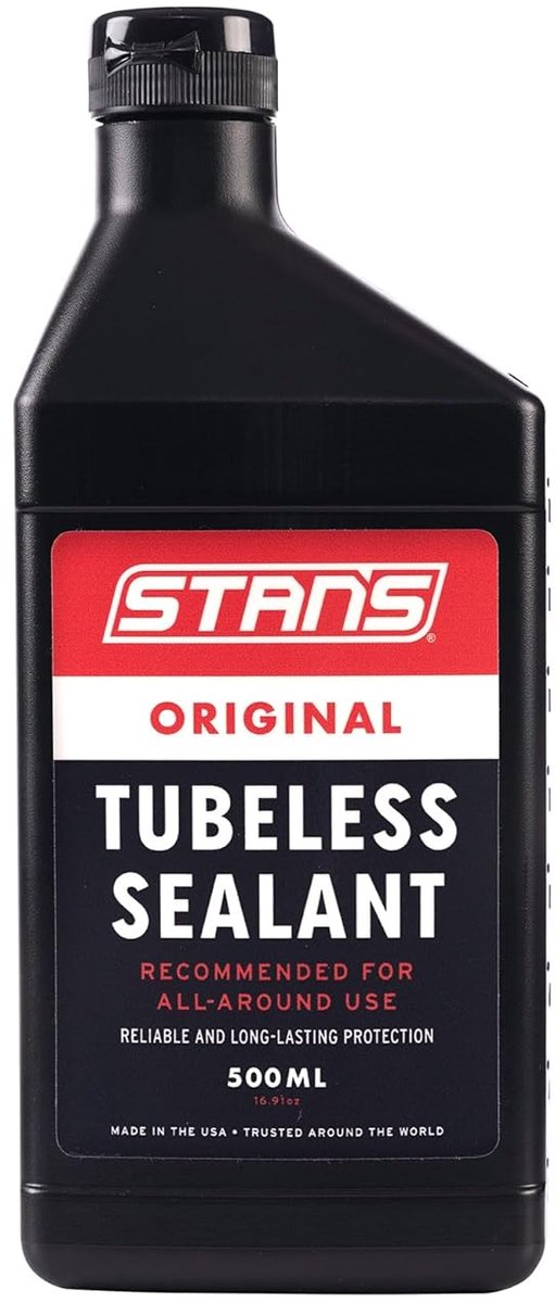 Stans No Tubes Original tubeless Sealant 500ml - zwart - optimale lekbescherming - geschikt voor racefietsen - SnelShoppen