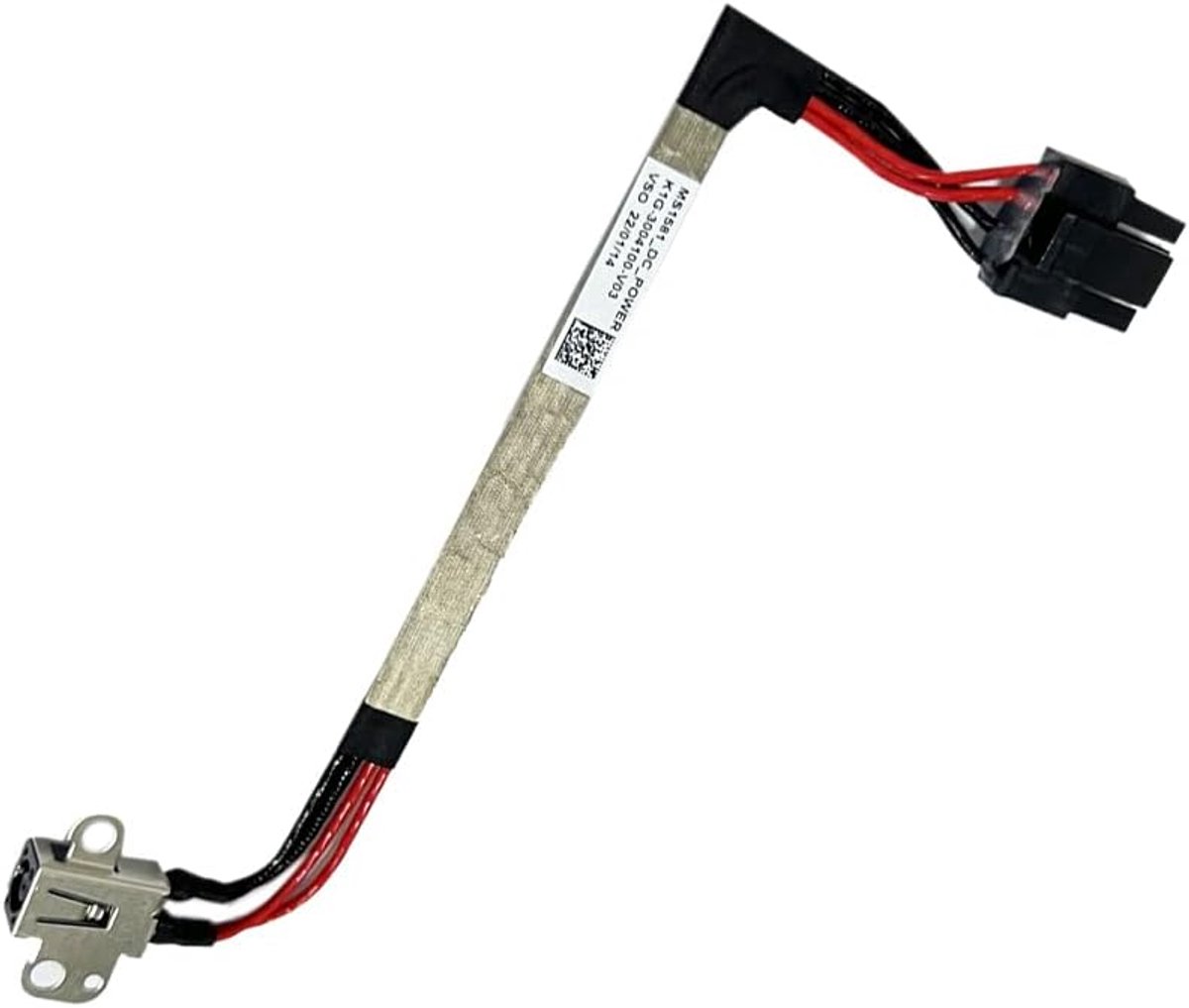 DC Power Jack DC Dock Oplaad Poort Socket Flex Kabel voor MSI MS-1581 MS-1584 Creator M16, Katana GF66, Sword 15, Pulse GL66, Crosshair 15 K1G-3004100-V03 K1G-3004100-H39 K1G-3004100-X03