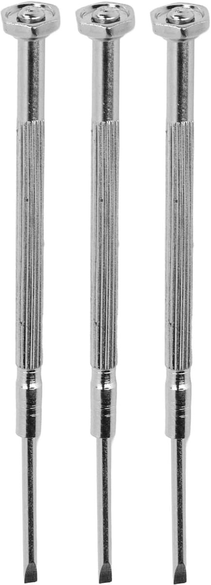 3 Stks Wind Instrument Schroevendraaier Reparatie Onderhoud Tool Set Kit Zilver voor Saxofoon Klarinet Hobo Fluit Piccolo