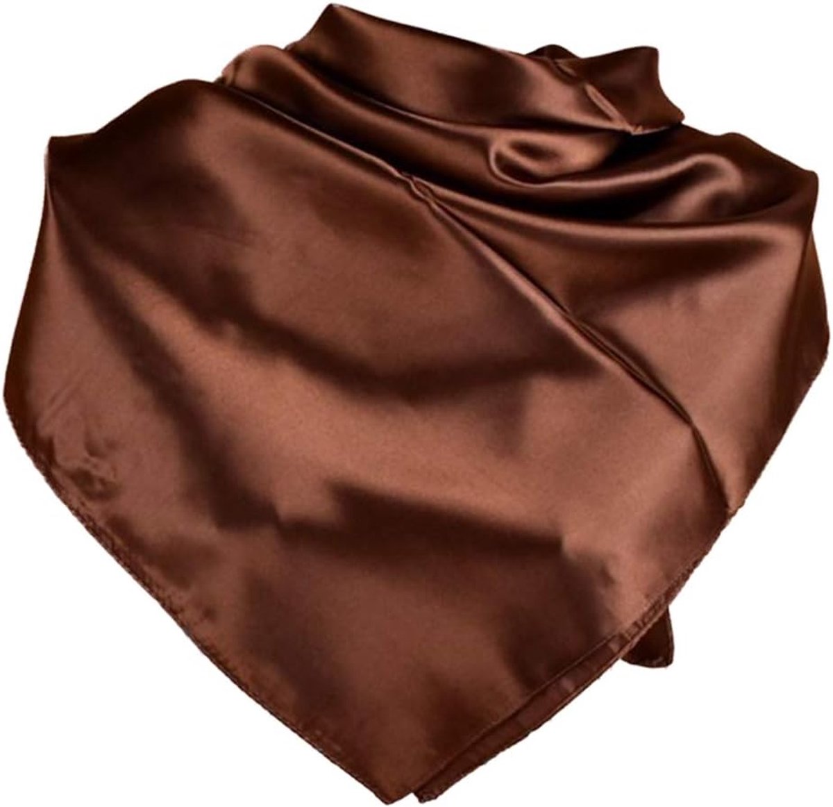 Hoofddoek voor dames, 1 stuk, effen satijn, islamitisch hoofddeksel, gezichtssjaal, tulband, 90 x 90 cm