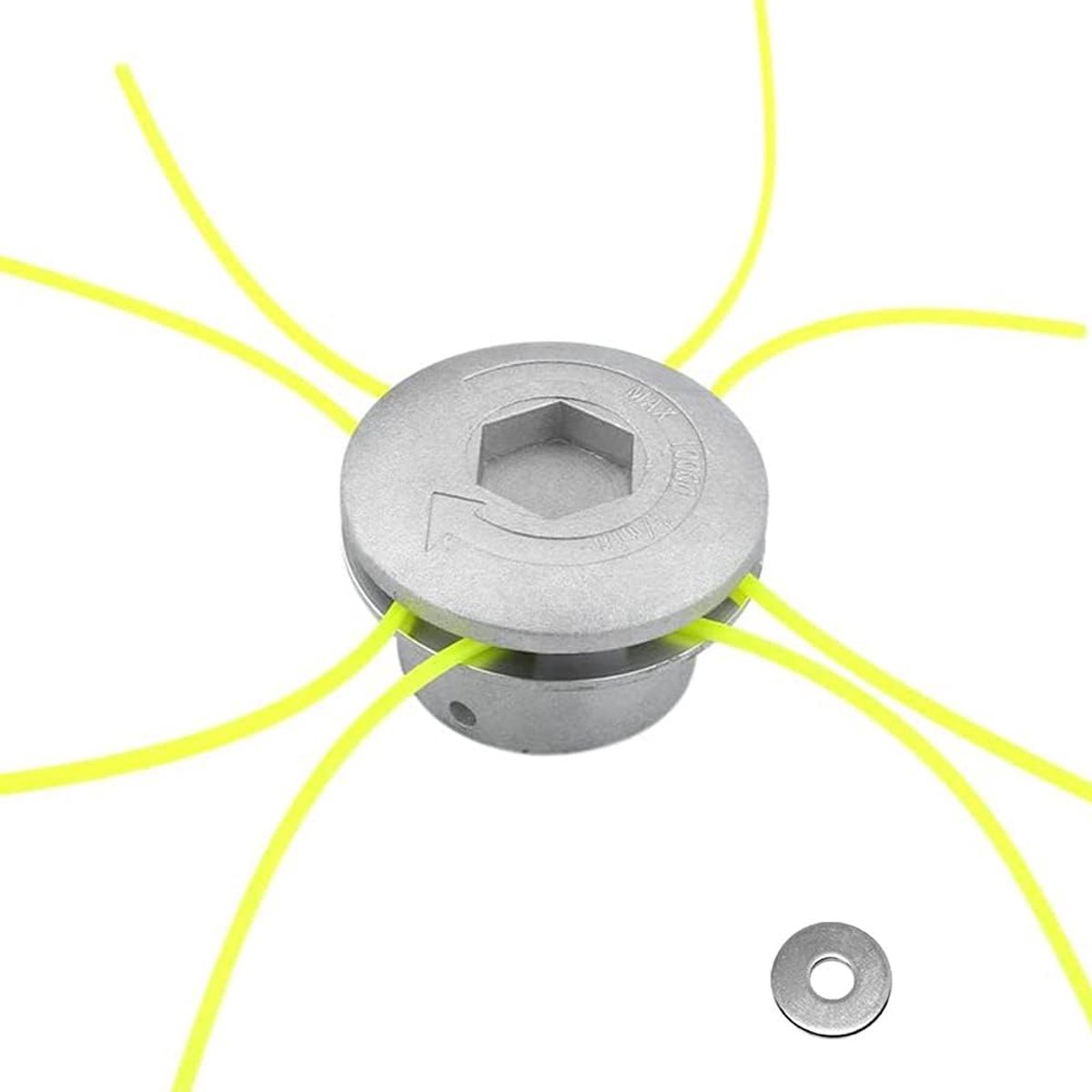 Draadkop grastrimmer, universeel bosmaaier, met 4 draden, aluminium maaien