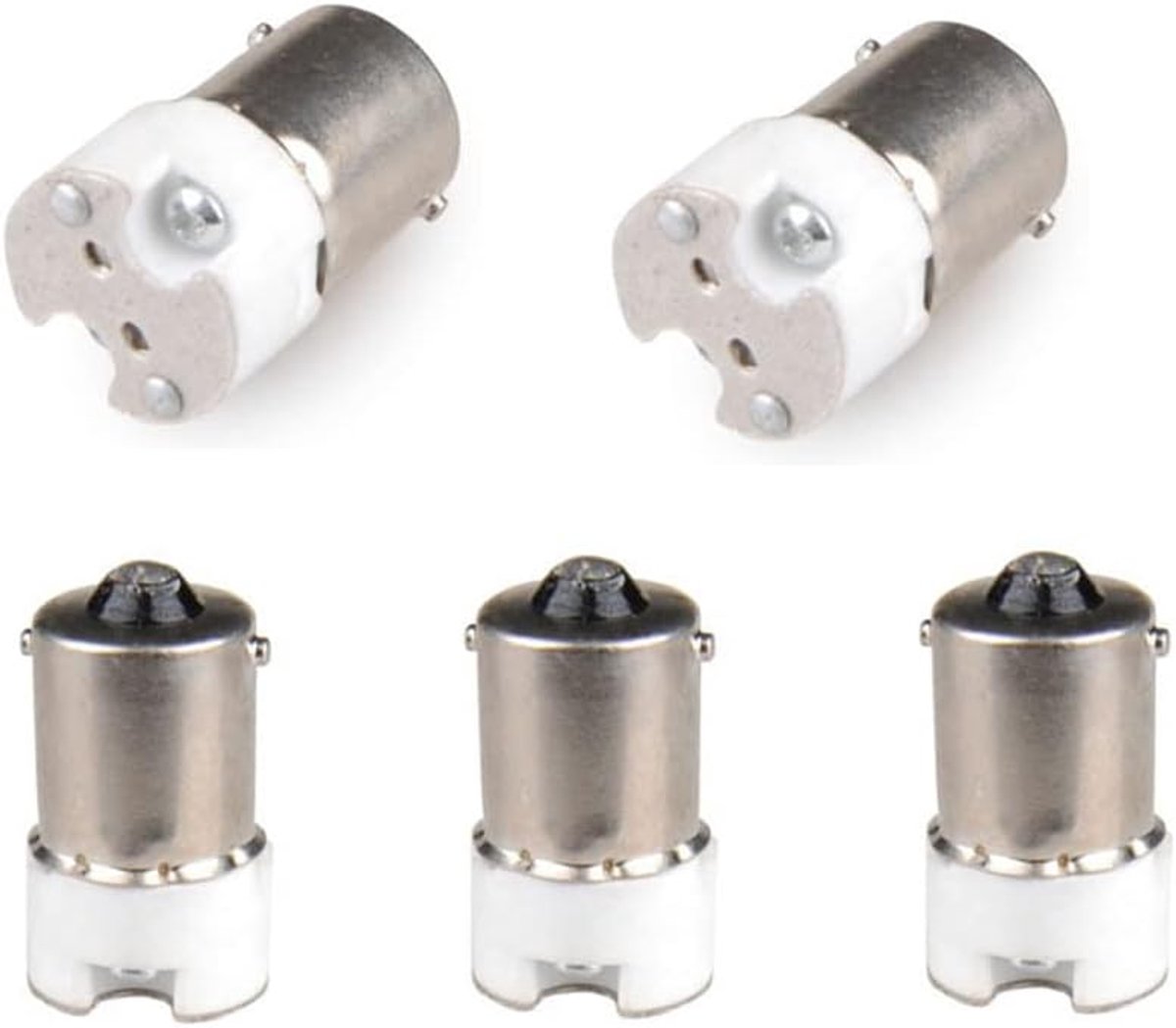 5 x Adapter BA15S naar MR16/G4/GU4/MR11 voor LED lamp lamphouder gloeilamp socket LED kunststof plafondfitting