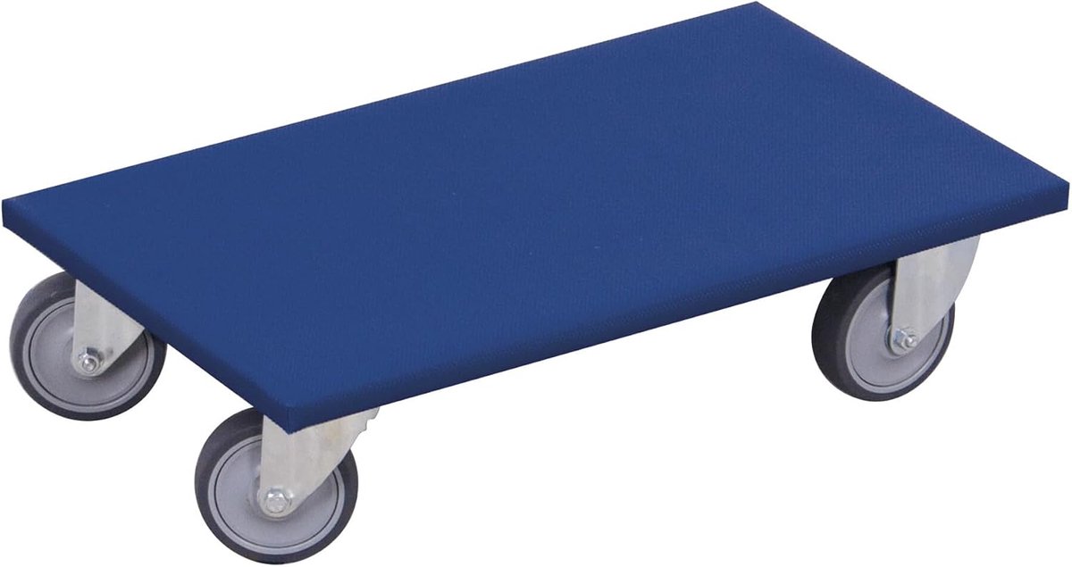 Meubeltransportwagen 300 kg - thermoplastische banden - 600 x 350 mm - ideaal voor meubels - SnelShoppen