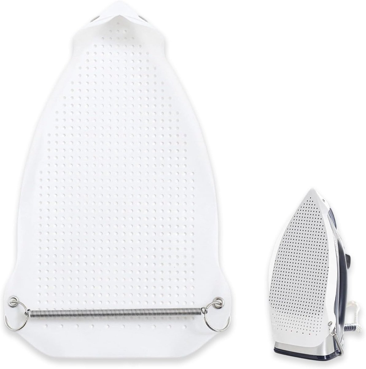 Beschermzool voor strijkijzer, thermische beschermplaat 23 x 15,5 cm, accessoires stoomstrijkijzer, anti-verbranding en anti-glans, voor delicate stoffen, ideale bescherming