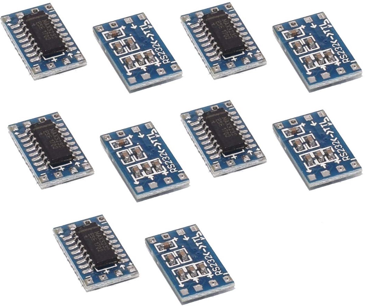 10 stuks Mini RS232 naar TTL MAX3232 naar TTL Level Converter Board Serial Converter Board RS232 naar TTL Serial