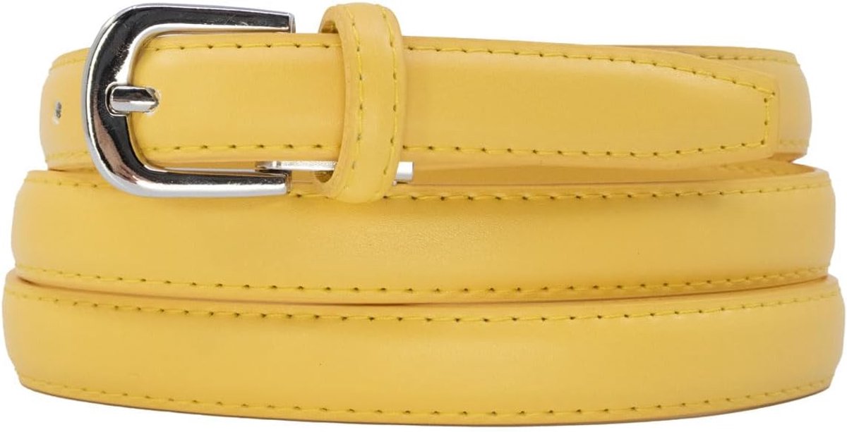 dunne damesriem 2 cm van rundleer korst verstelbaar 120 cm