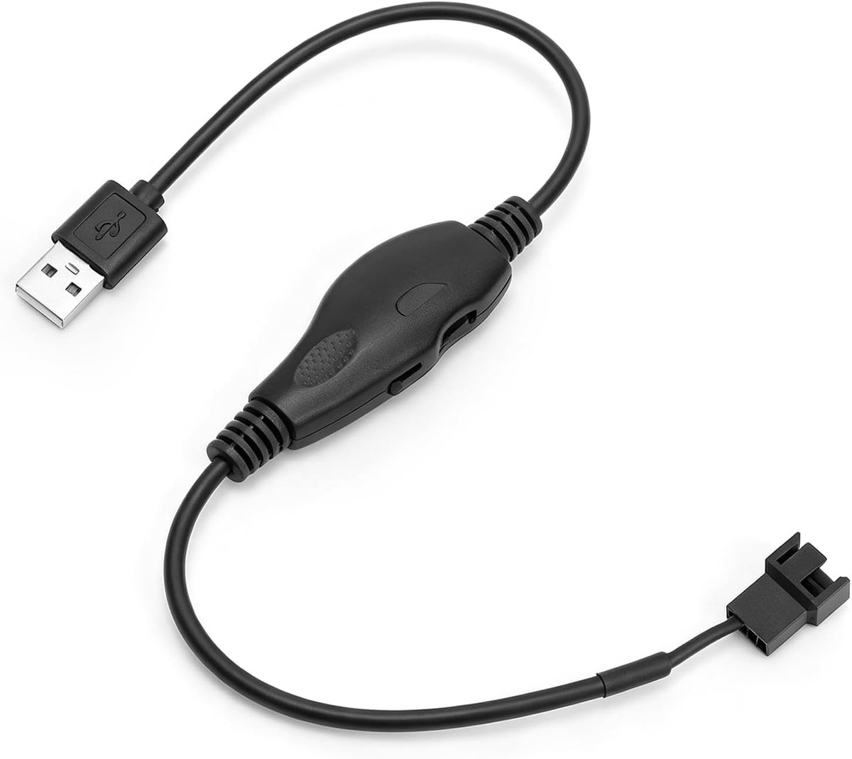 USB Ventilator Controller 12V - Step Up 5V naar 12V - Toerentalregelaar met schakelaar - SnelShoppen