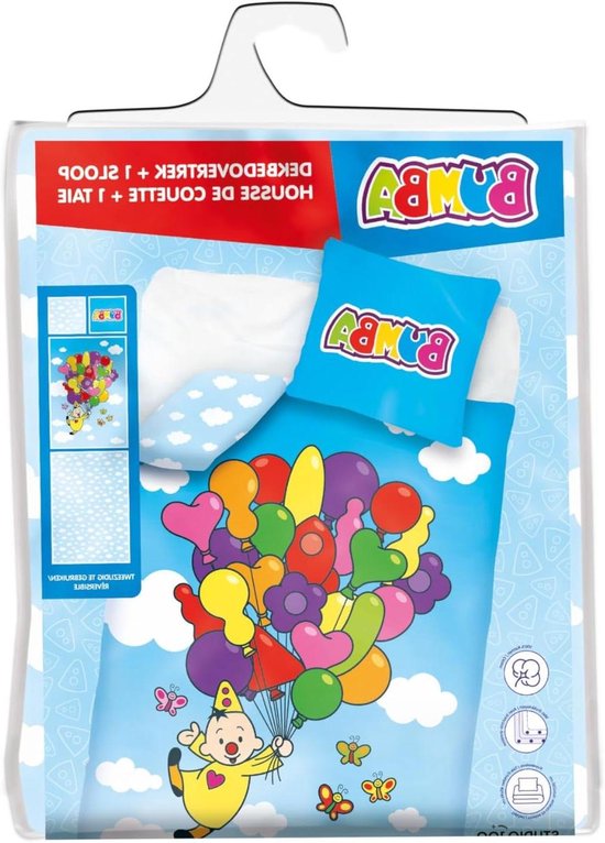 Dekbedovertrek Bumba - Kinder dekbedhoes - Slaapkamer Decoratie - Dubbelzijdige Print - 140x200 cm - Multicolor