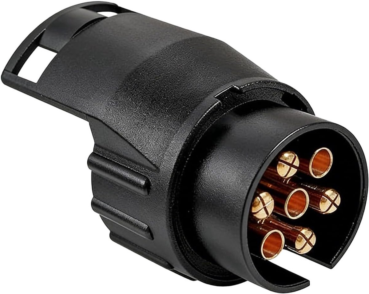 Trailer Adapter 7 naar 13 Pin - 12 V - EU Aansluiting - Eenvoudige aansluiting voor caravan - SnelShoppen