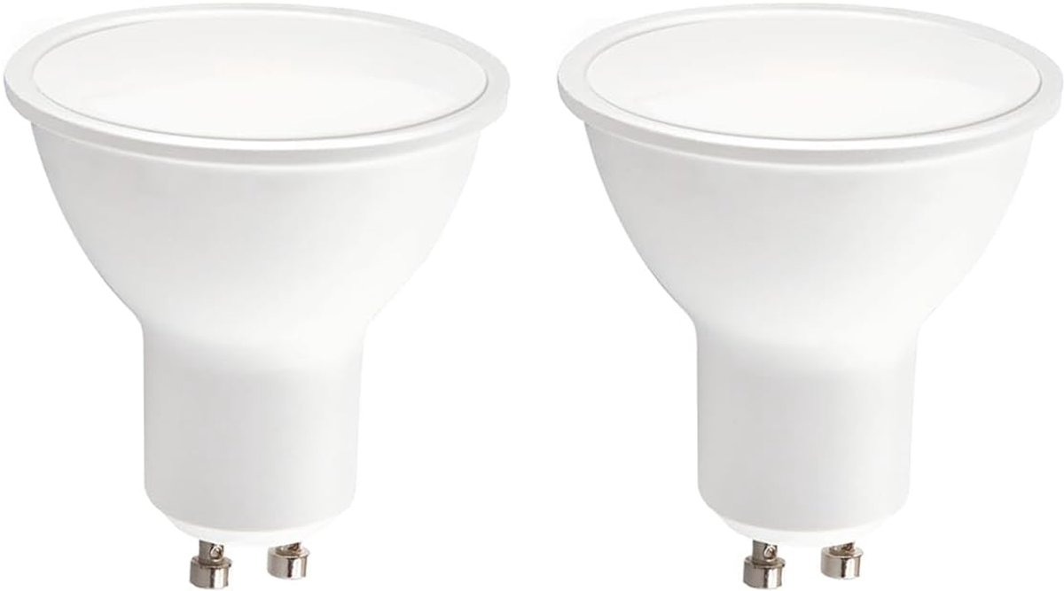 LED Spot GU10 1W - 90lm - 3000K - 230V - Voor Vitrinekast, Trapverlichting of Sfeerlamp - GU10 Fitting - 2 stuks