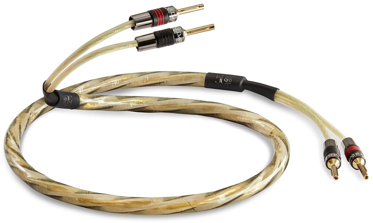 Luidspreker kabel 2 x 3 m - voorgeassembleerd - ultra-pure koperen geleider - betere signaaloverdracht - SnelShoppen