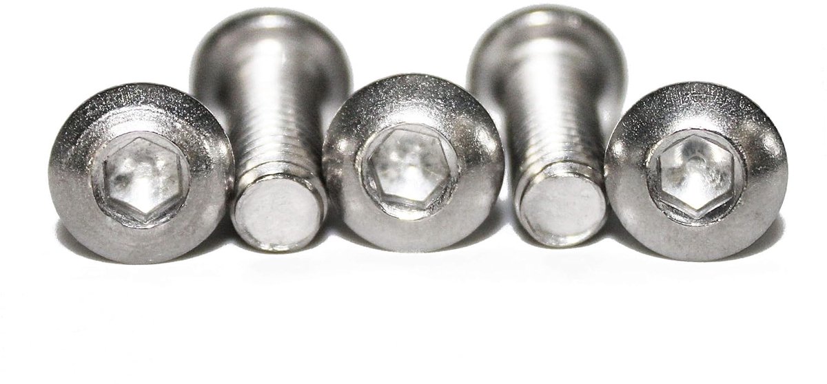 ISO 7380 Ronde-Kop Schroef met I-Hex, A2