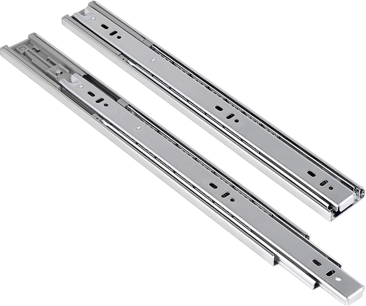 Ladegeleiders, 300 mm, telescopische rails, ladegeleiding, kogelgelagerd, draagkracht 35 kg