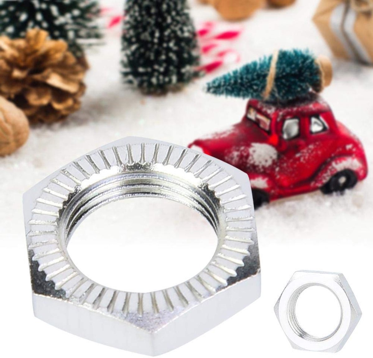 Aluminiumlegierung Radmuttern, Compatibel met 17mm Schraubenschlüssel, voor 1/8 RC Auto, Lichte en Duurzame Vastlegging, Ideaal voor RC Modelbouwers, DIY Reparateurs en Collecteurs