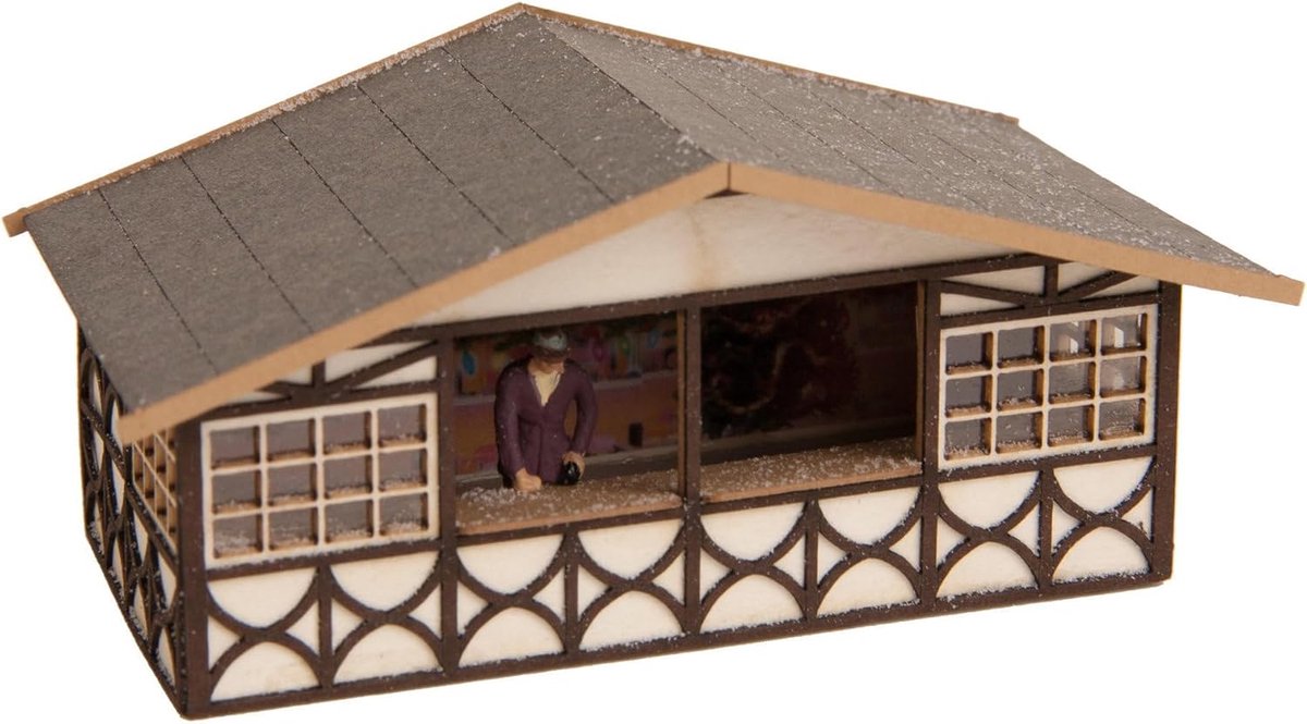 Kerstmarktkraam.