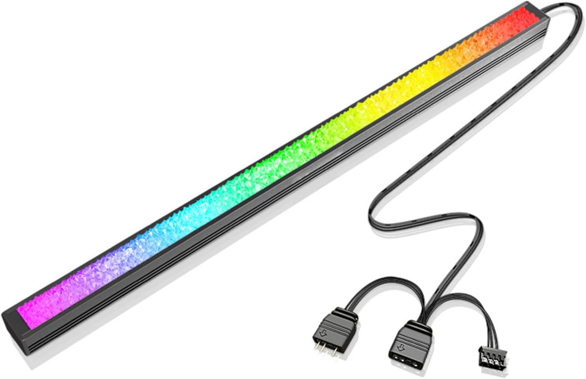 Lichtstrip 5 V - synchroon geluidseffect LED Roto Bohr Light, decoratieve verlichting voor desktop, computerverlichting, 30 cm