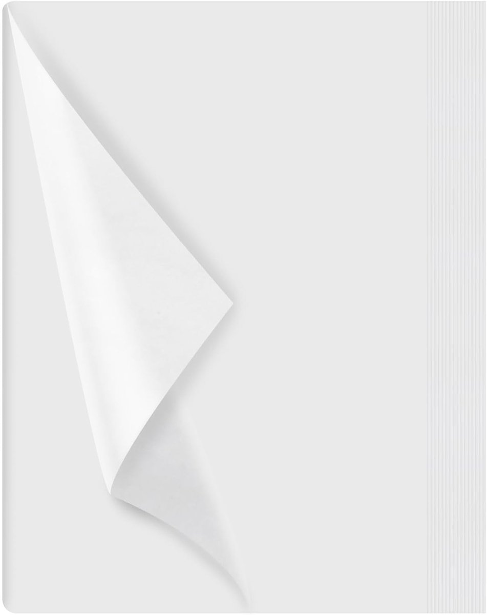 120 vellen vloeipapier glad wit, 50 x 70 cm cadeaupapier inpakpapier, decoratief papier voor Kerstmis, bruiloft, verjaardag, decoratief inpakpapier, decoratie, handwerk en doe-het-zelf