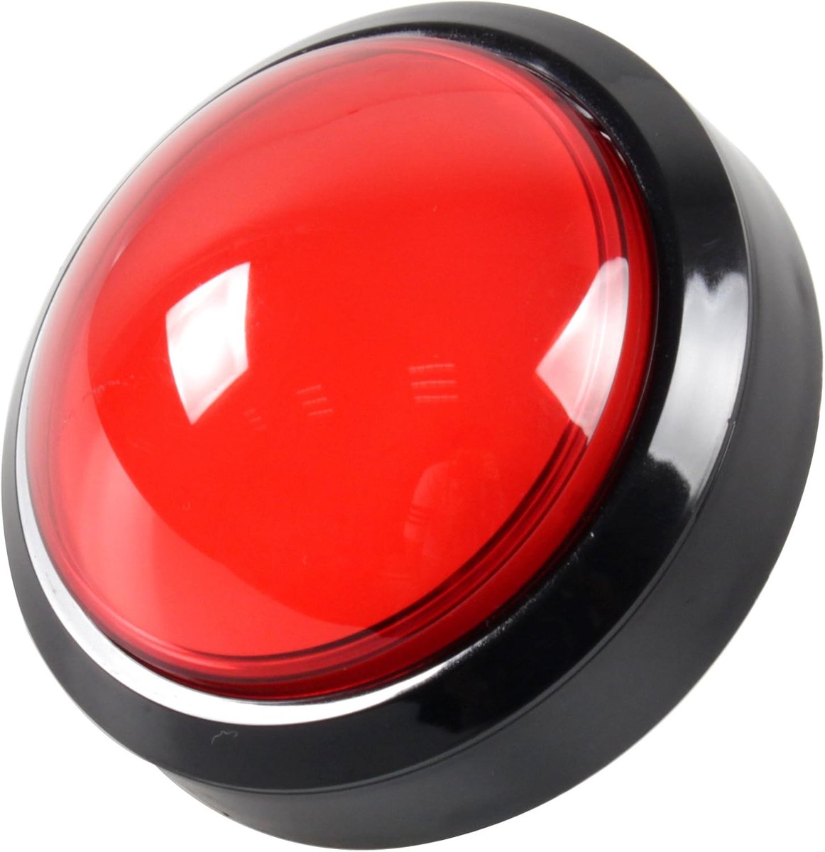 4 Inch 100mm Big Dome 12V LED Verlichte Drukknoppen Met Microschakelaar Voor Arcade Machine Video Games Onderdelen (Rood)