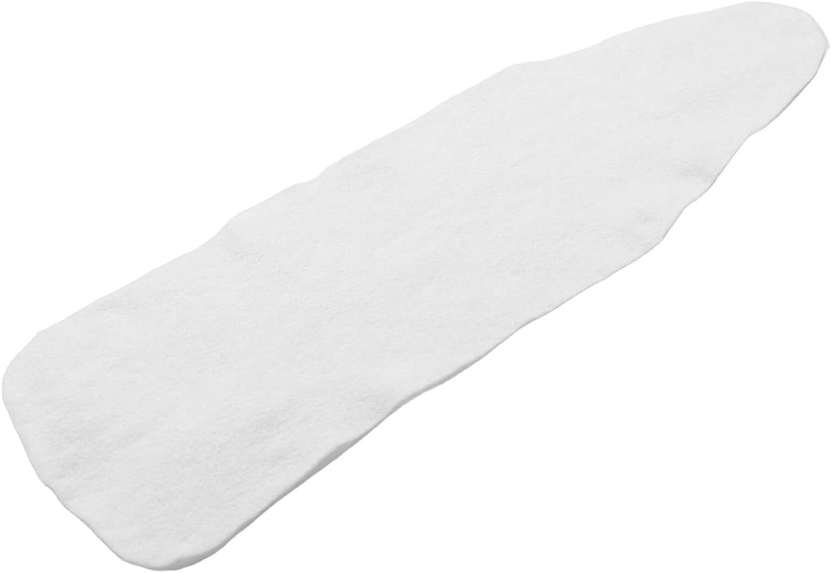 Strijkplank Onderlegger - Strijkmat Tafel - Kreukvrij Strijken - Hoge Dichtheid Vezel - 98 x 32 cm - Wit