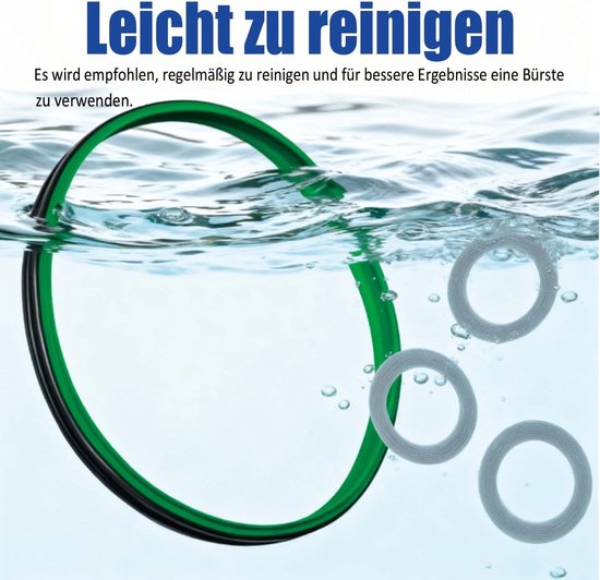 Afdichtring voor Thermomix TM31, dekselafdichtingsring voor Thermomix TM31 multifunctionele mixers, goede afdichting, inclusief mesafdichting, pakking en reinigingsborstel (groen) — afbeelding 4