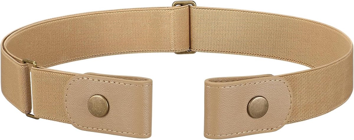 Riem zonder gesp, elastische gesploze riem voor heren, voor jeans en broeken