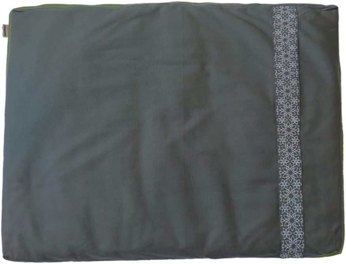 Meditatiemat – 90 x 70 x 5 cm – 100% Biologisch Katoen (GOTS) – Gerecycled Wolvilt – Duurzaam & Ethisch – Comfortabel voor Yoga & Meditatie