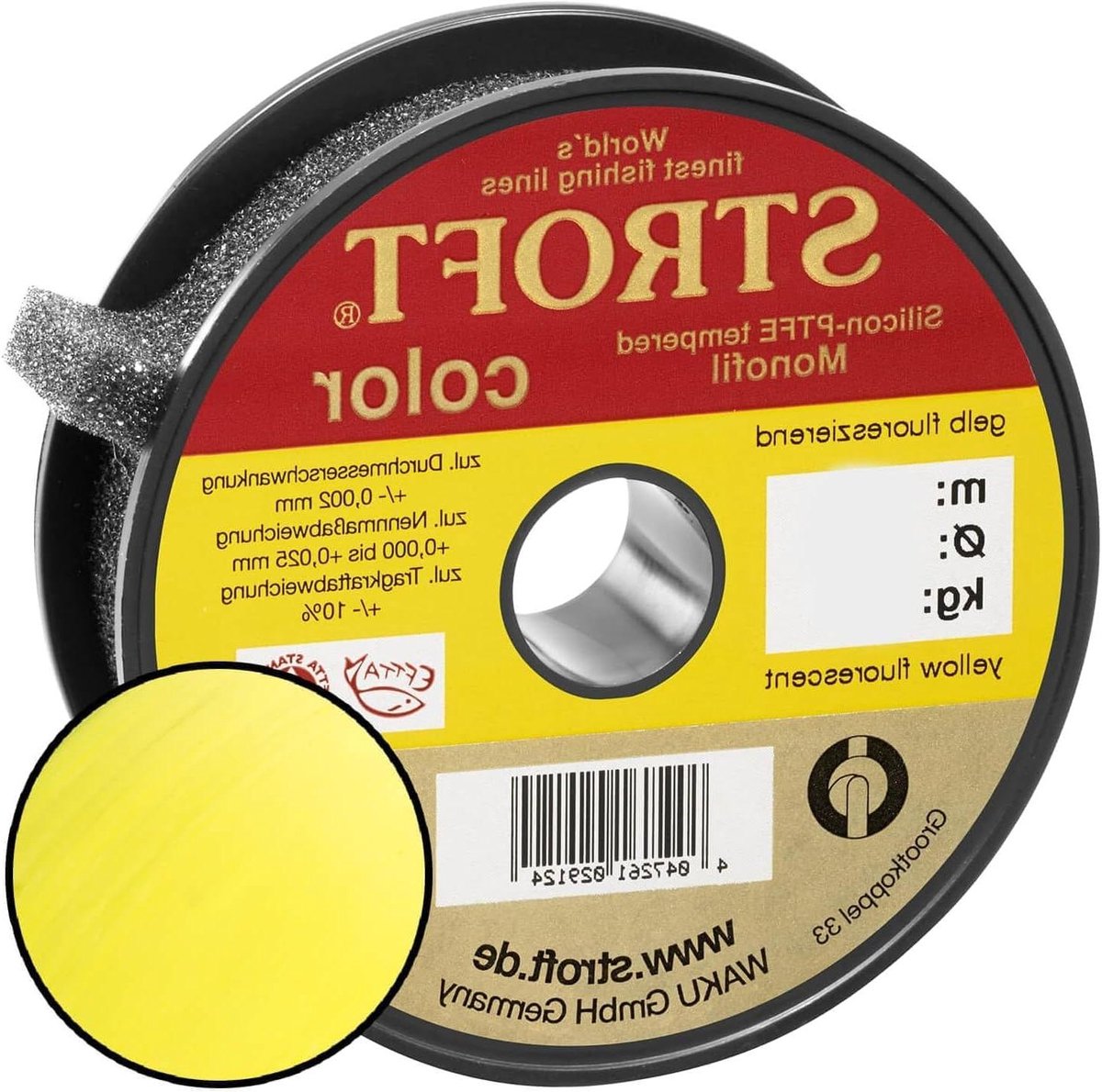 Vislijn Fluorocarbon - Fluorocarbon Lijn - Vissen - Hoge Trekkracht - 300m 0.250 - Transparant