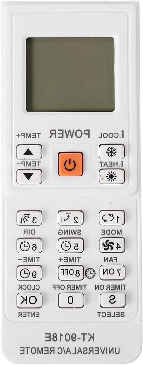Universele Airco Afstandsbediening - Airco Controller LCD - Klimaatregeling Thuis - Hoge Compatibiliteit - 115 x 45 x 2 cm