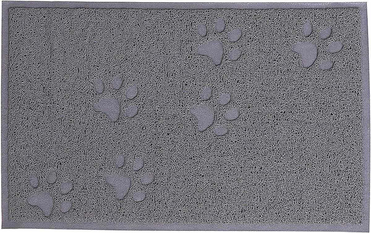 Kat toiletmat M 60 x 40 cm - PVC materiaal - antislip functie - houdt huis schoon - SnelShoppen
