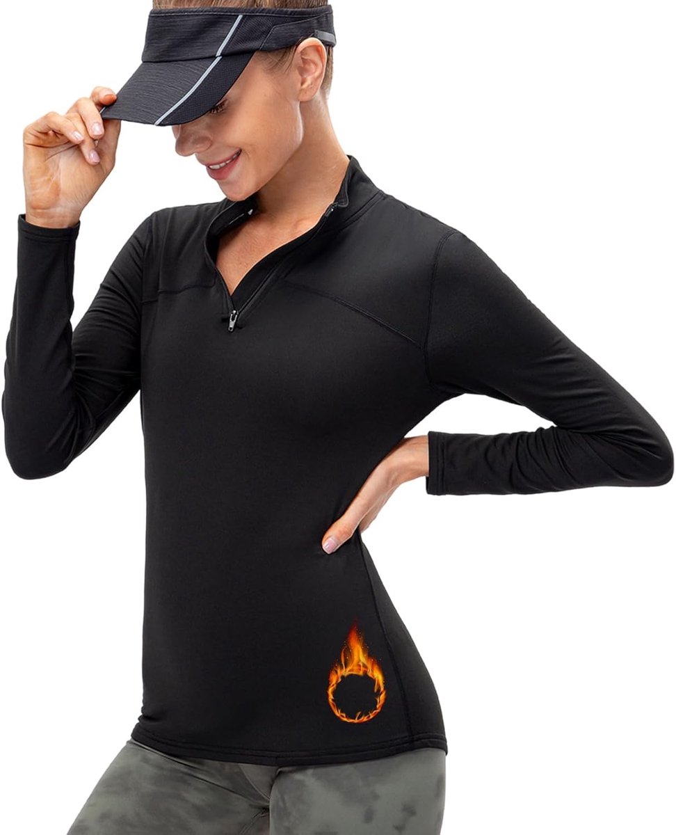 Dames sportcompressie shirts - ademend materiaal - comfortabele fit - ideaal voor training - SnelShoppen