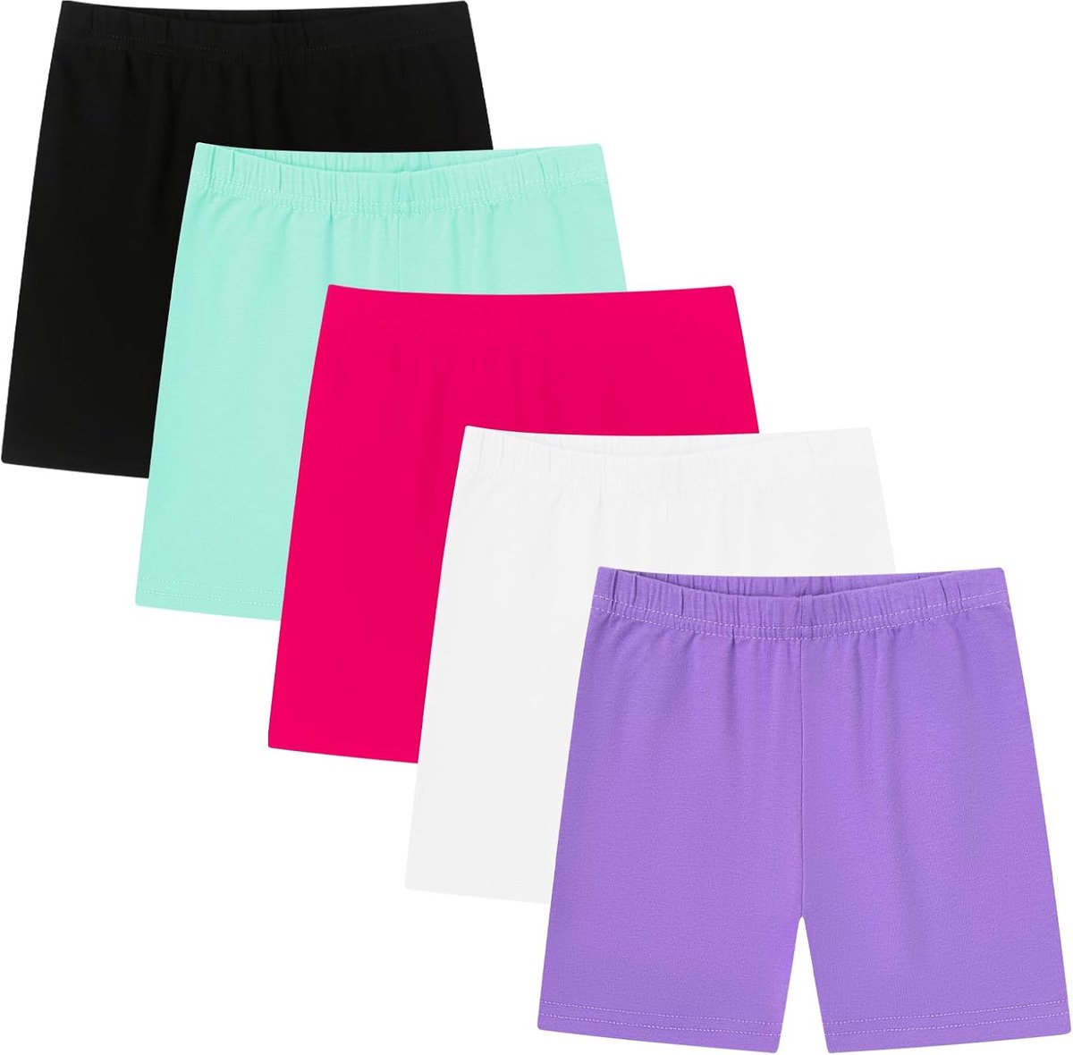 Fietsshorts meisjes 5-14 jaar - katoen - sportieve uitstraling - ideaal voor actieve zomerdagen - SnelShoppen