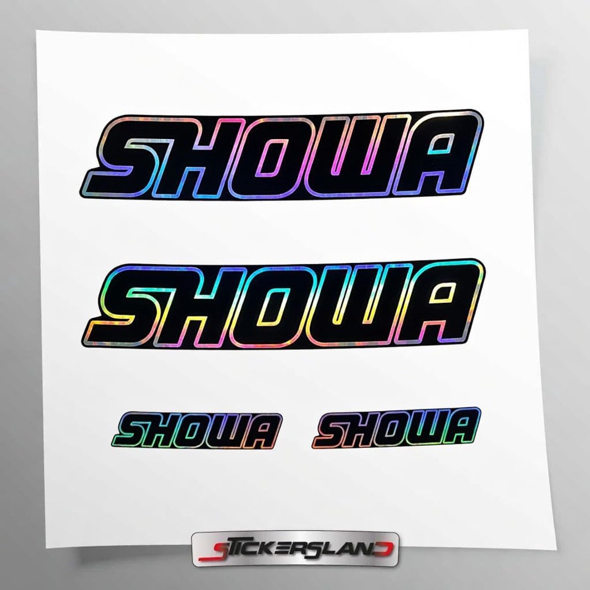 Stickerset, compatibel met holografische showvorken, persoonlijk, privé en decoratief gebruik, motorstickers - ShopVlot