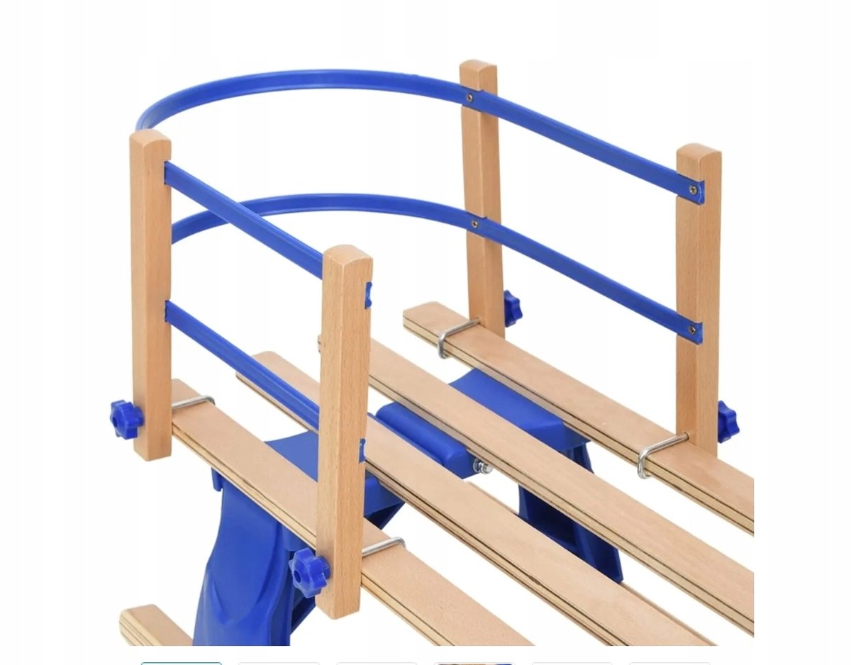 Blauw Rugsteuntje voor Sleetjes