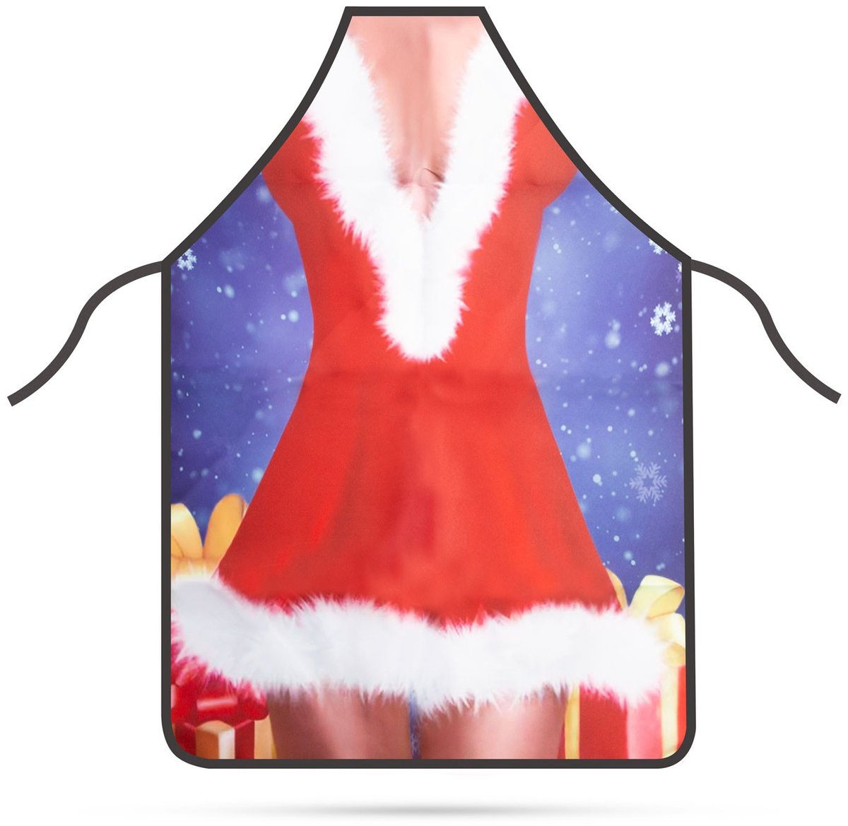 Keukenschort - kerst - vrouw 1 Stuks [55927C]