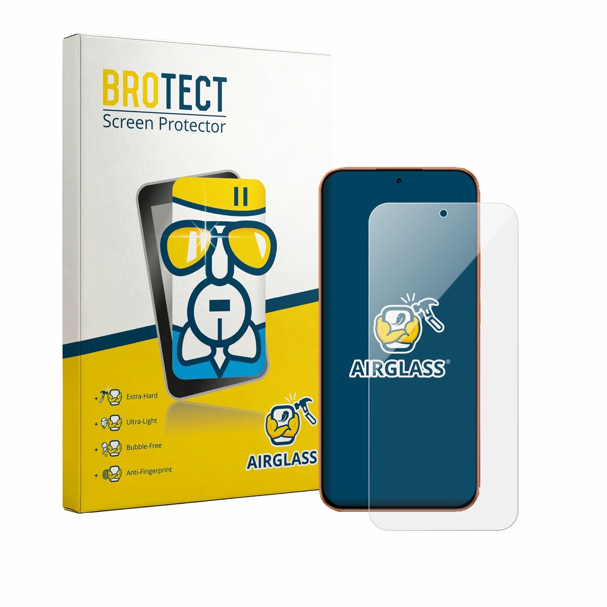 Screenprotector voor Poco M8 Power Beschermglas transparant