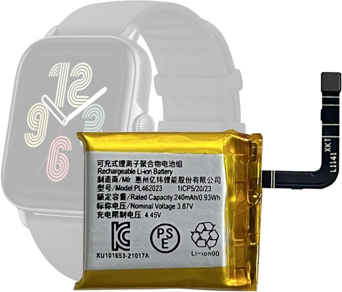Vervangende batterij EVEPL462023 PL462023 - Geschikt voor Amazfit GTS 3 A2035 - Hoogwaardige cellen - ShopVlot