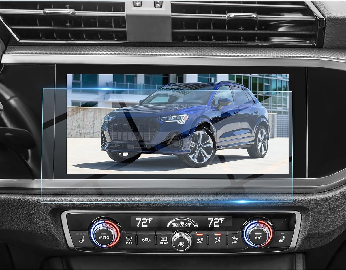 Navigatie Screen Protector Audi Q3 8.8 Inch - 9H Gehard Glas - Full Screen Bescherming - Vermindert Vingerafdrukken - ShopVlot