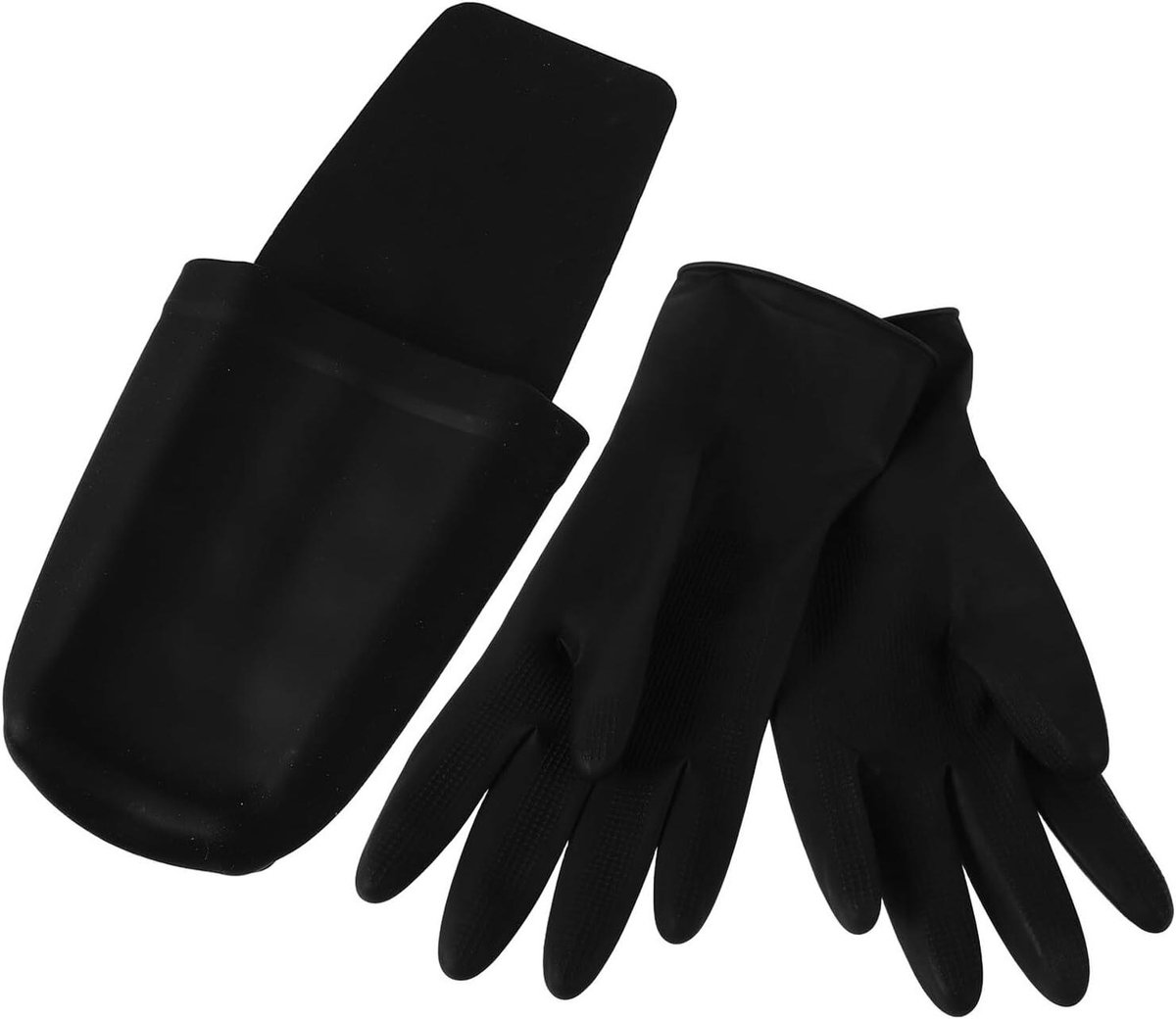 Hittebestendige Handschoen - Styling Accessoire - Haar Stylen - Hitte Isolatie - 27 x 10 cm - Zwart